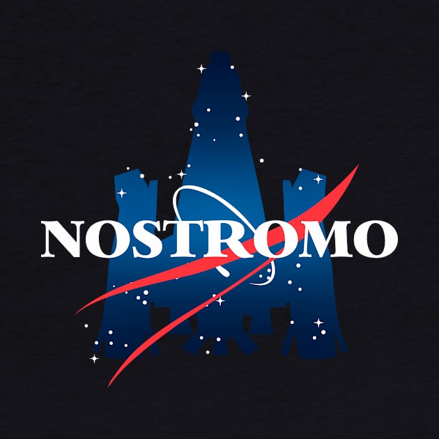 Nostromo //Xenomorph Weyland Corp Ripley Mashup Classic Horror Movie by leepianti